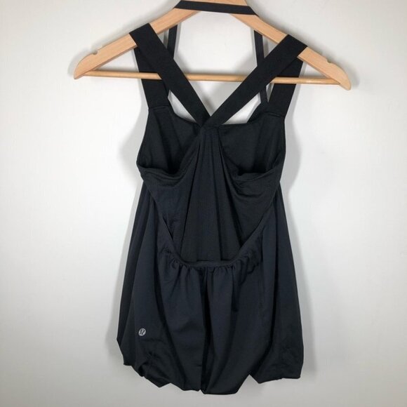 Lululemon Black Awareness Tank Bubble Hem Size 4 - Picture 8 of 8